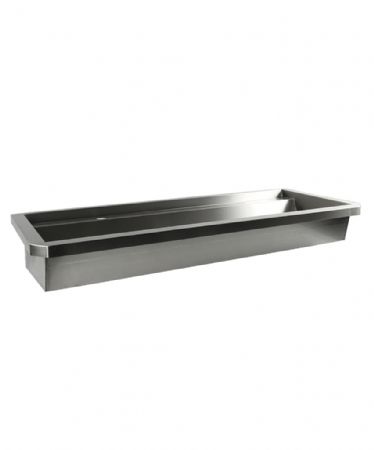 Lave-Mains inox 1200 mm avec 2 trous prépercés - Combisteel - 7013.4605