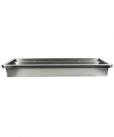 Lave-Mains inox 1200 mm avec 2 trous prépercés - Combisteel - 7013.4605