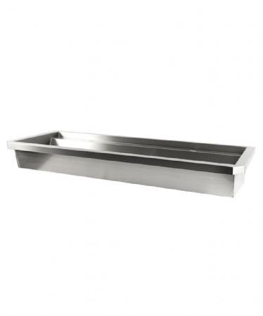 Lave-Mains inox 1200 mm avec 2 trous prépercés - Combisteel - 7013.4605