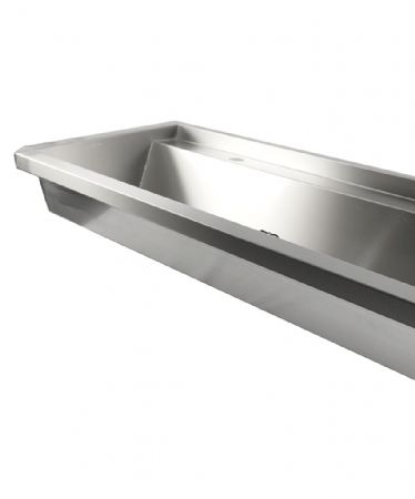 Lave-Mains inox 1200 mm avec 2 trous prépercés - Combisteel - 7013.4605