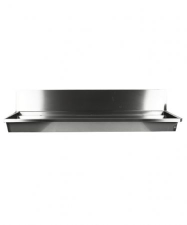 Lave-mains en inox 1800 mm avec crédence intégrée et 3 trous pré-percés - Combisteel - 7013.4610