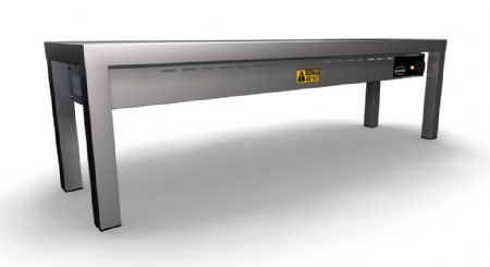 Rampe chauffante 3 éléments 1200x300x350 mm - Combisteel - 7020.0705
