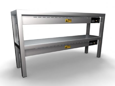Rampe chauffante 6 éléments 1200x300x650 mm - Combisteel - 7020.0735