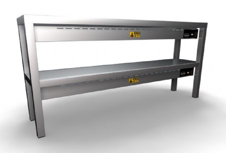 Rampe chauffante 8 éléments 1400x300x650 mm - Combisteel - 7020.0740