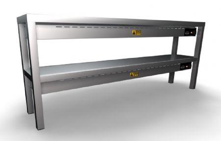 Rampe chauffante 8 éléments 1600x300x650 mm - Combisteel - 7020.0745