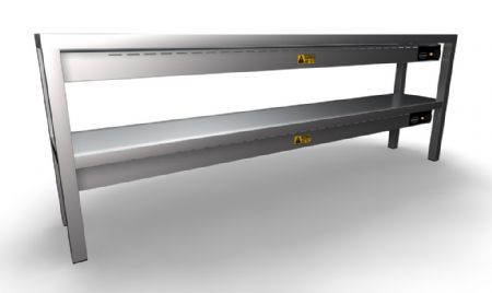 Rampe chauffante 10 éléments 1800x300x650 mm - Combisteel - 7020.0750