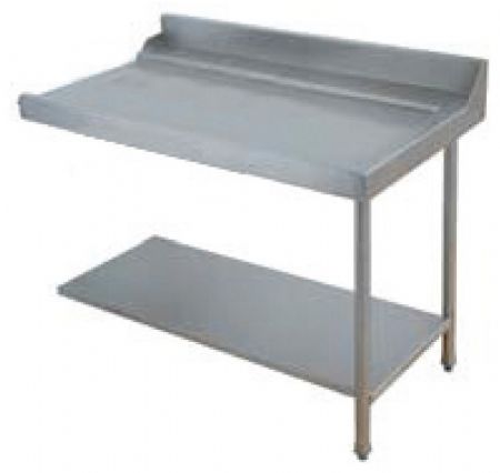 Table d'entrée et sortie pour machines à paniers 600 x 500 mm configuration en angle - Furnotel - 70207