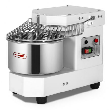 Pétrin spirale 8 L capacité 3 kg de pâte vitesse 159 tr/min tête relevable cuve extractible - Combisteel - 7062.0100