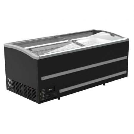 Conglateur bahut professionnel pour supermarch noir 1880 l 1879x952x894