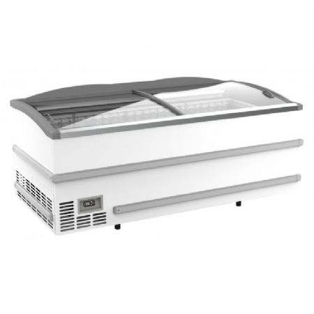 Conglateur bahut professionnel pour supermarch blanc lment de la tte 2008x952x894