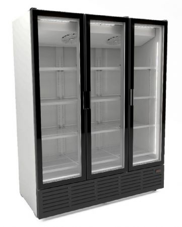 Vitrine murale de supermarché blanche 3 portes vitrées positive 1620 mm - Combisteel - 7072.1015 Vitrine murale de supermarché blanche 3 portes vitrées positive 1620 mm - Combisteel - 7072.1015