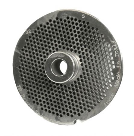Plateau  trous 3mm diametre pour hachoir 32 - 750kg/h