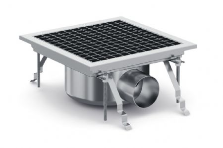 Caniveau de sol pour cuisine 300x300x131 mm en acier inoxydable - Combisteel - 7075.0100 Caniveau de sol pour cuisine 300x300x131 mm en acier inoxydable - Combisteel - 7075.0100