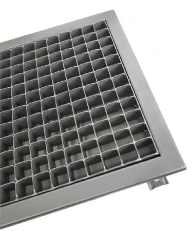 Caniveau de sol pour cuisine 1181x300x140 mm en acier inoxydable - Combisteel - 7075.0110