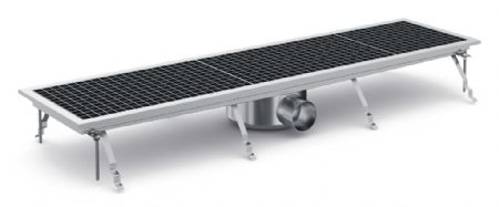 Caniveau de sol pour cuisine 1181x300x140 mm en acier inoxydable - Combisteel - 7075.0110 Caniveau de sol pour cuisine 1181x300x140 mm en acier inoxydable - Combisteel - 7075.0110