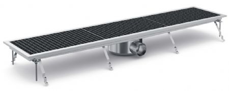 Caniveau de sol pour cuisine 1368x300x140 mm en acier inoxydable - Combisteel - 7075.0115 Caniveau de sol pour cuisine 1368x300x140 mm en acier inoxydable - Combisteel - 7075.0115