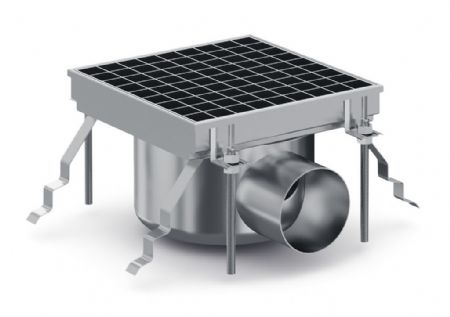 Caniveau de sol pour cuisine 200x200x131 mm en acier inoxydable - Combisteel - 7075.0120 Caniveau de sol pour cuisine 200x200x131 mm en acier inoxydable - Combisteel - 7075.0120