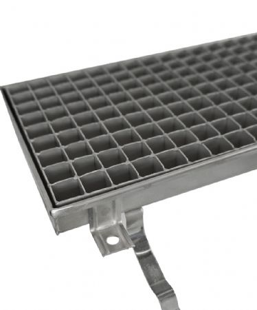 Caniveau de sol pour cuisine 1144x200x140 mm en acier inoxydable - Combisteel - 7075.0130