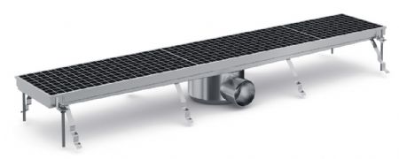 Caniveau de sol pour cuisine 1144x200x140 mm en acier inoxydable - Combisteel - 7075.0130 Caniveau de sol pour cuisine 1144x200x140 mm en acier inoxydable - Combisteel - 7075.0130