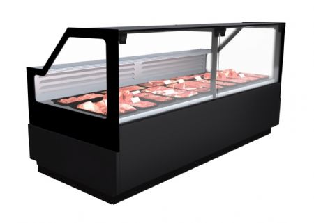 Vitrine réfrigérée de boucherie charcuterie positive 1945 mm couleur 9005 - Combisteel - 7076.0020