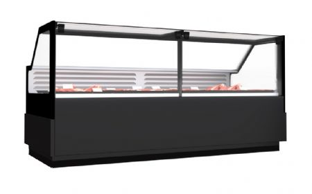 Vitrine réfrigérée de boucherie charcuterie positive 1945 mm couleur 9005 - Combisteel - 7076.0020