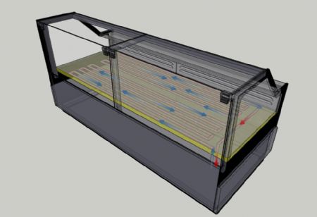 Vitrine réfrigérée de Boucherie Charcuterie 9005 positive 2870 mm - Combisteel - 7076.0030