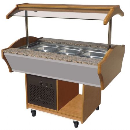 Buffet réfrigéré positif 1200x900x850 mm - Combisteel - 7077.0005 Buffet réfrigéré positif 1200x900x850 mm - Combisteel - 7077.0005