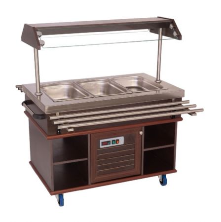 Buffet réfrigéré positif GN 3/1 1200x700x1400 mm - Combisteel - 7078.0005 Buffet réfrigéré positif GN 3/1 1200x700x1400 mm - Combisteel - 7078.0005