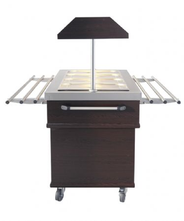 Buffet réfrigéré positif 4 bacs GN 1/1 1500x700x1400 mm - Combisteel - 7078.0010
