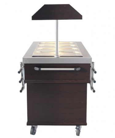Buffet réfrigéré positif 4 bacs GN 1/1 1500x700x1400 mm - Combisteel - 7078.0010