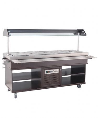 Buffet réfrigéré positif 5 bacs GN 1/1 1900x700x1400 mm - Combisteel - 7078.0015