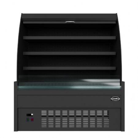 Vitrine libre service Noire 440 L positive 1500 mm - Combisteel - 7080.0015