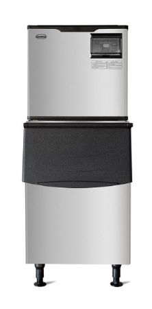 Machine à glaçons professionnelle à refroidissement à air avec reserve 125kg - 159/24h Machine à glaçons professionnelle à refroidissement à air avec reserve 125kg - 159/24h