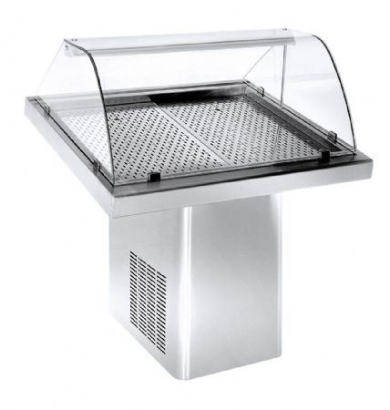 Vitrine rfrigre poissons sur socle largeur 1000mm