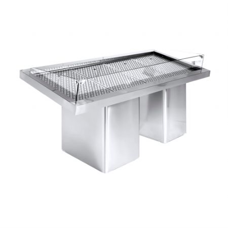 Vitrine poissonnerie libre-service 1880x920x920 mm - Combisteel - 7083.0025