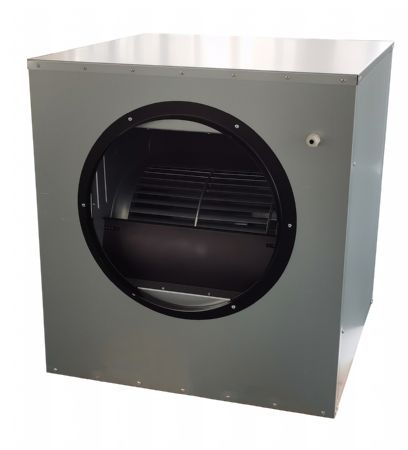 Ventilateur caisson monophas pour moteur de hotte cuisine 0,9 kW - 650x700x650 mm