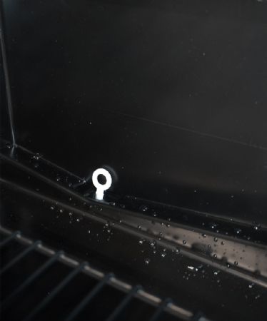 R�frig�rateur � boissons noir avec 1 porte vitr�e - 400 litres