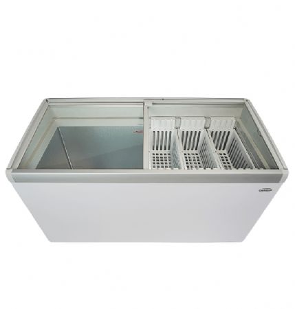 Congélateur coffre 456 L couvercle en verre - Combisteel - 7086.0040