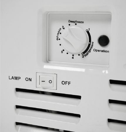 Congélateur commutable réfrigérateur bahut avec un couvercle vitré incliné de 516L