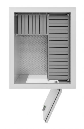 Chambre froide sans groupe isolation 100 mm 1360x1660x2200 mm - Combisteel - 7087.0010
