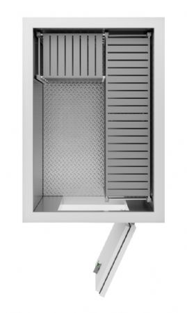 Chambre froide sans groupe isolation 100 mm 1360x1960x2200 mm - Combisteel - 7087.0015