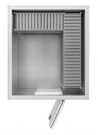 Chambre froide sans groupe isolation 100 mm 1960x2260x2200 mm - Combisteel - 7087.0040