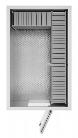 Chambre froide sans groupe isolation 100 mm 1960x3160x2200 mm - Combisteel - 7087.0050