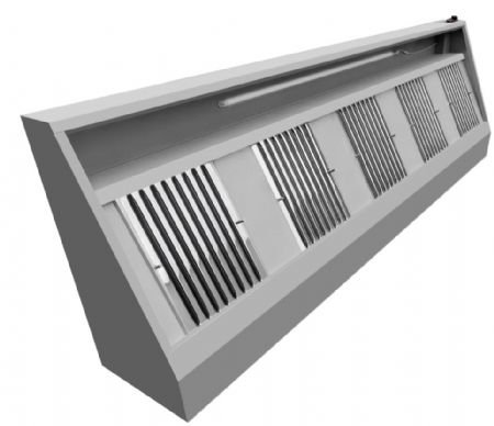 Hotte Murale avec Moteur 3000x900x450 mm - Combisteel - 7088.0030