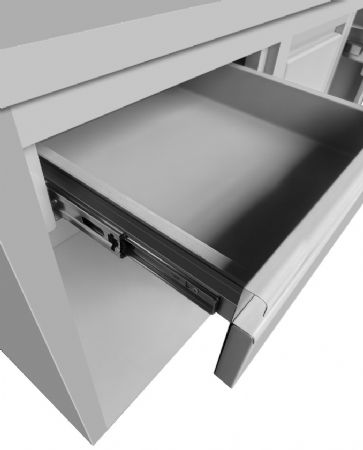 Table  caf en inox professionnelle - 1500x600x1150 mm