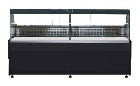 Vitrine rfrigre noire capacit 208 L - 0C / +7C