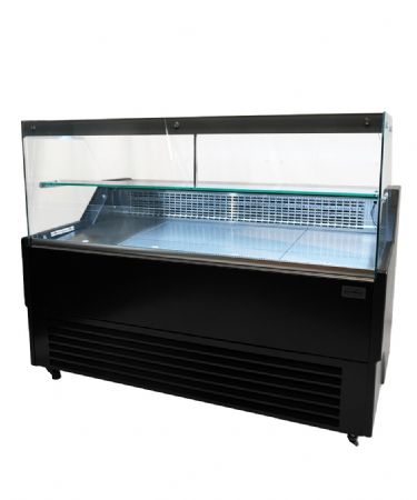 Vitrine rfrigre noire capacit 208 L - 0C / +7C
