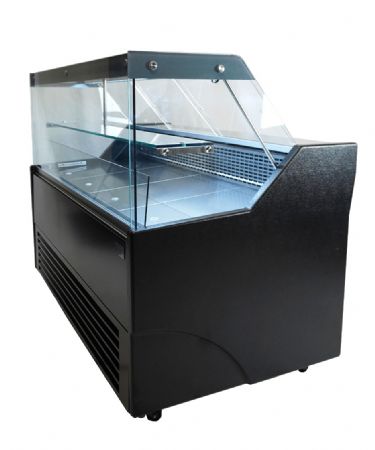 Vitrine rfrigre noire capacit 208 L - 0C / +7C