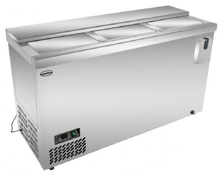 Conservateur de bouteilles 612 litres à couvercle inox 2000x579x862 mm - Combisteel - 7092.0090