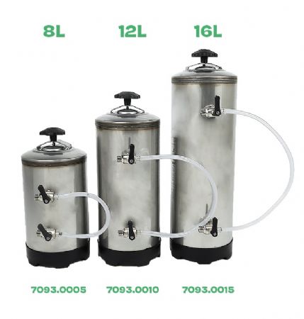 Adoucisseur 8 L acier inoxydable - Combisteel - 7093.0005
